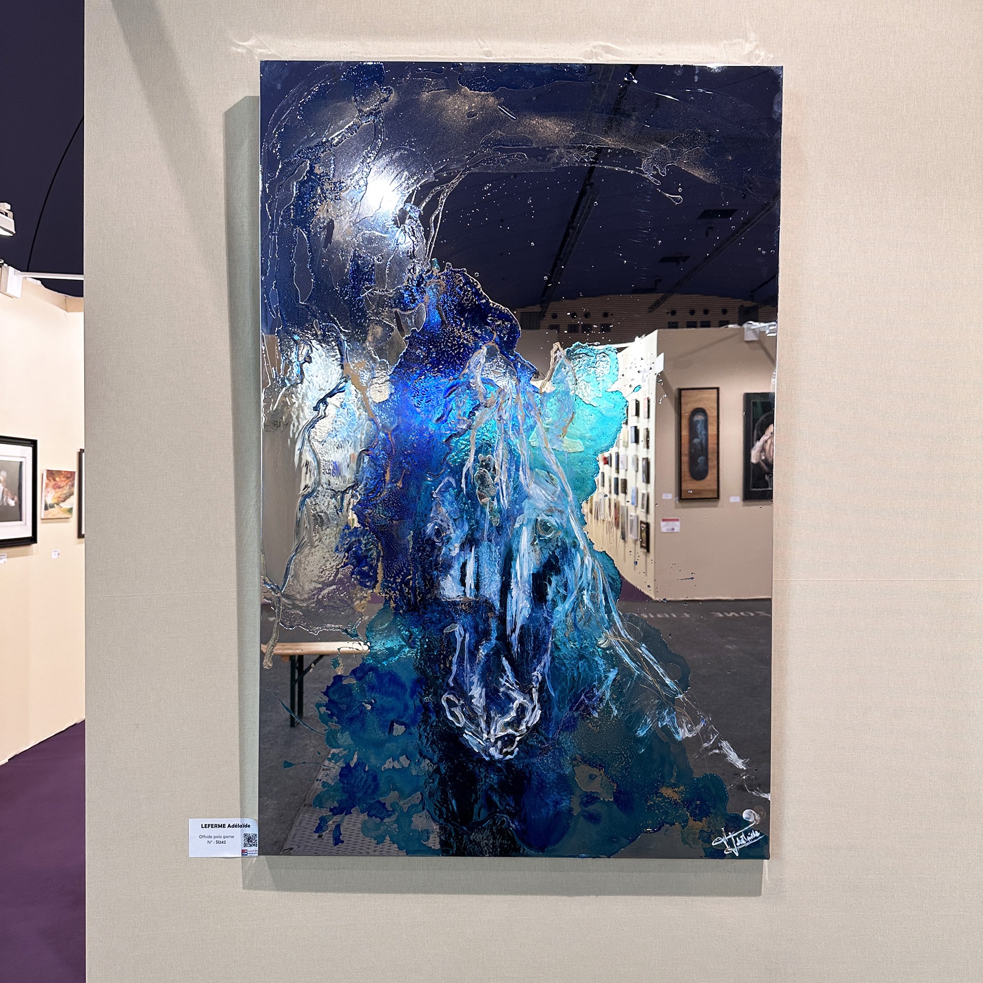 EXPO ART & HORSES ÉMOI ET MOI ADÉLAÏDE LEFERME À ART CAPITAL